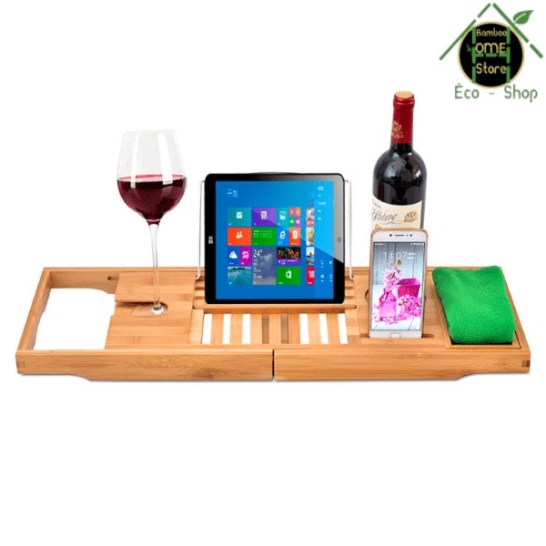 Basu dekki™ Pont de baignoire en bambou - BambooHomeStore