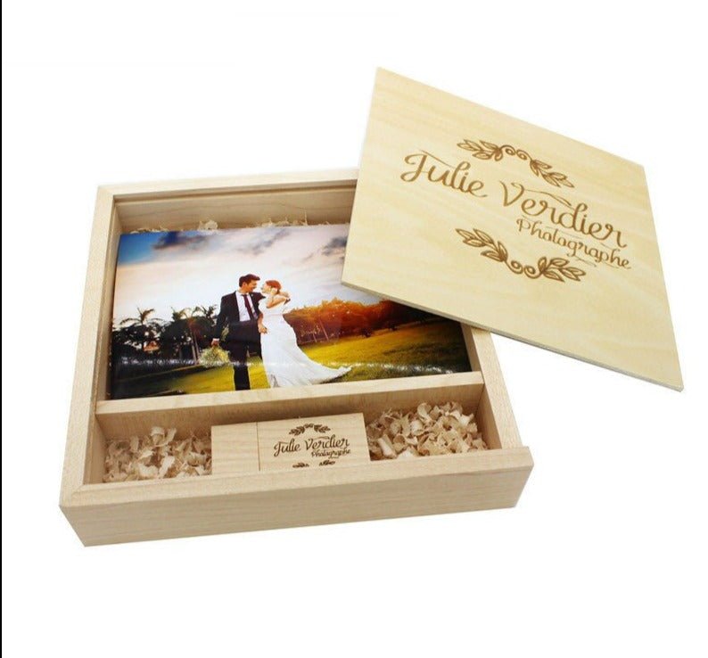 bokkusu™, coffret en bois personnalisable pour photos