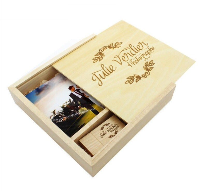 bokkusu™, coffret en bois personnalisable pour photos