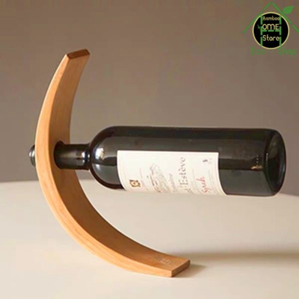 Botoruhorudā™ Porte-bouteilles et casier à vin en bambou - BambooHomeStore