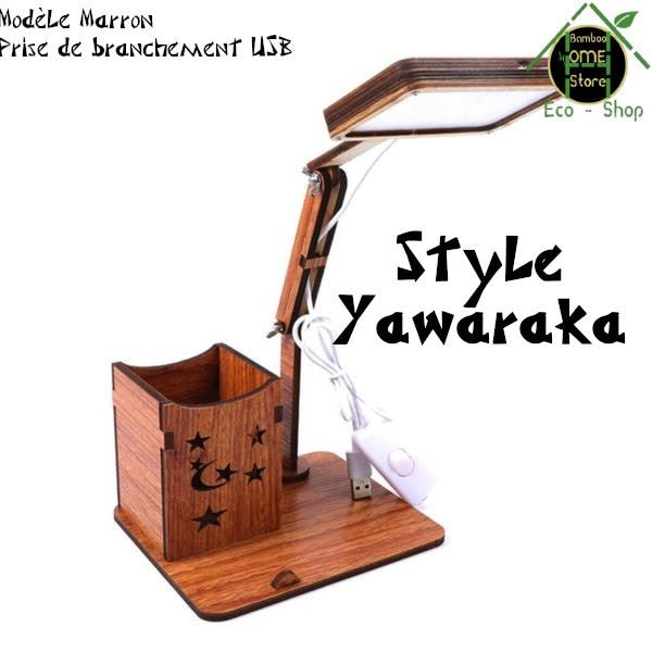 Orijinaru™ Lampe de bureau en bambou - BambooHomeStore