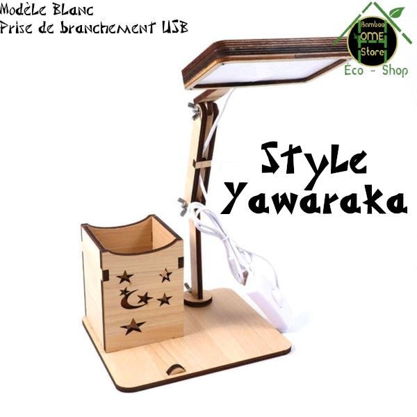 Orijinaru™ Lampe de bureau en bambou - BambooHomeStore