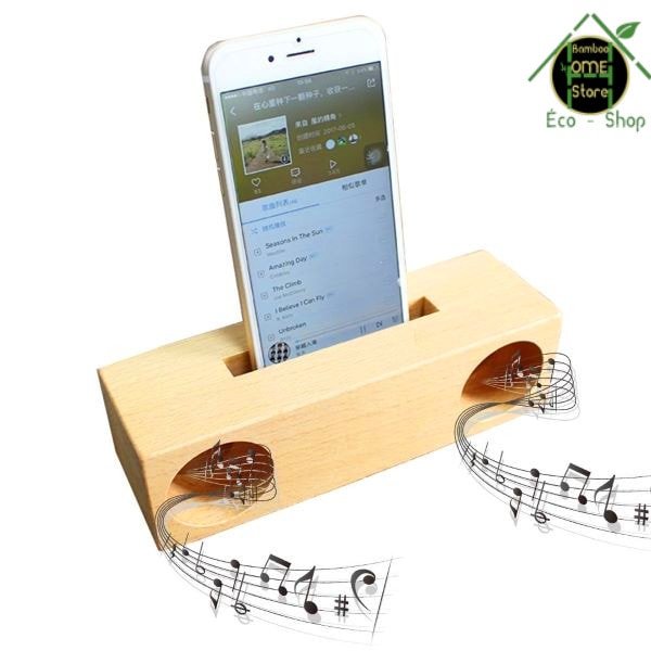 Power™ Enceintes naturelles en bambou - BambooHomeStore