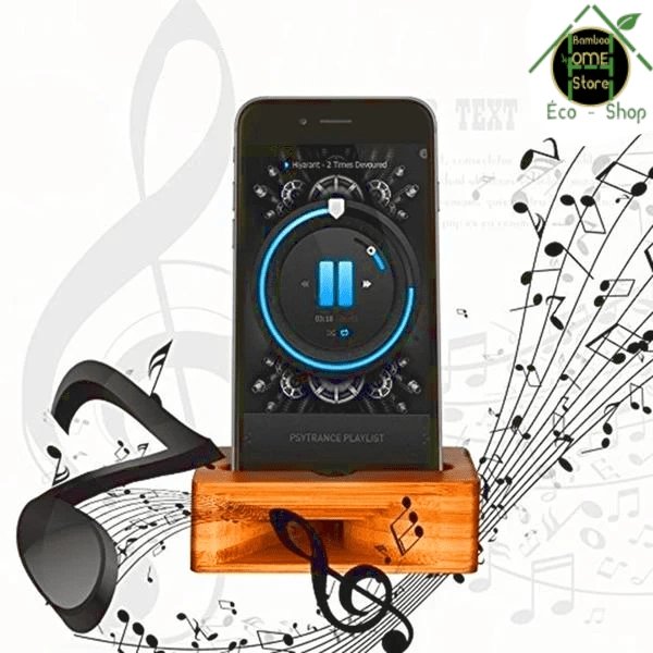 Power™ Enceintes naturelles en bambou - BambooHomeStore