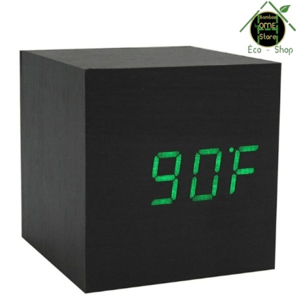 Tic-tac™ Réveil matin en bambou - BambooHomeStore