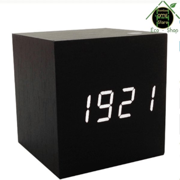 Tic-tac™ Réveil matin en bambou - BambooHomeStore