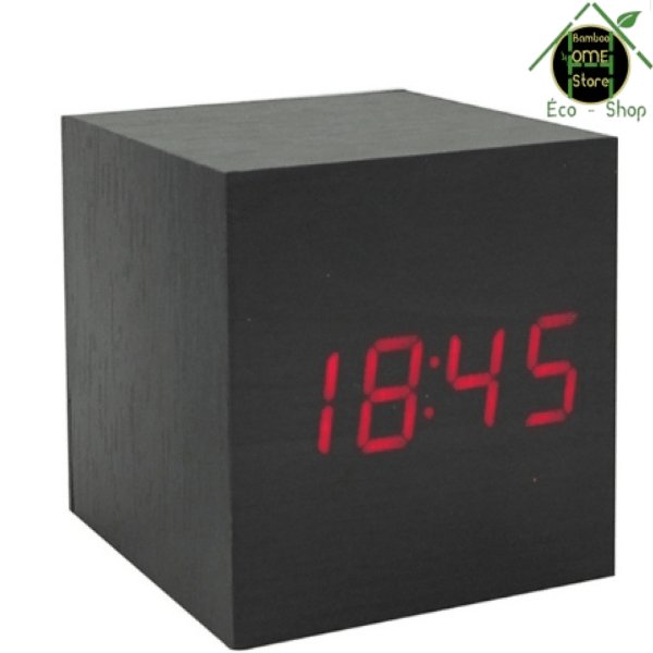 Tic-tac™ Réveil matin en bambou - BambooHomeStore