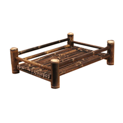 Support en bambou fait main pour tasse - Accessoires de cérémonie du t