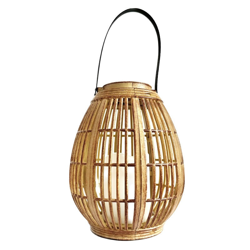 Hotaru™ Lumières de jardin solaires en bambou tissé
