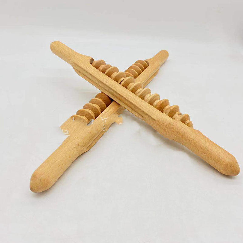 Rolling Stick, A Universal Push-back Roller Massage Stick