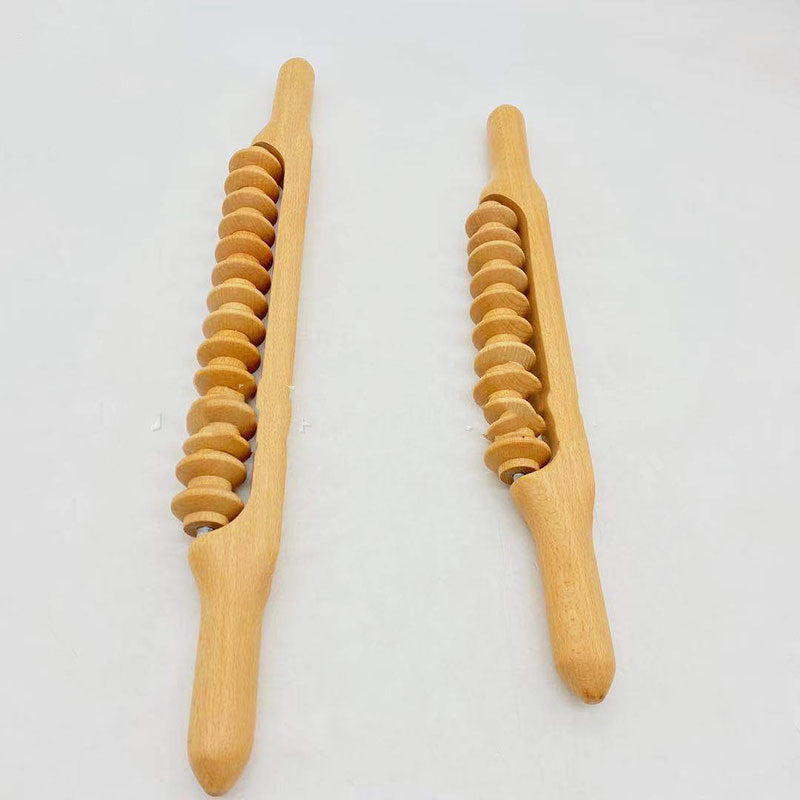 Rolling Stick, A Universal Push-back Roller Massage Stick