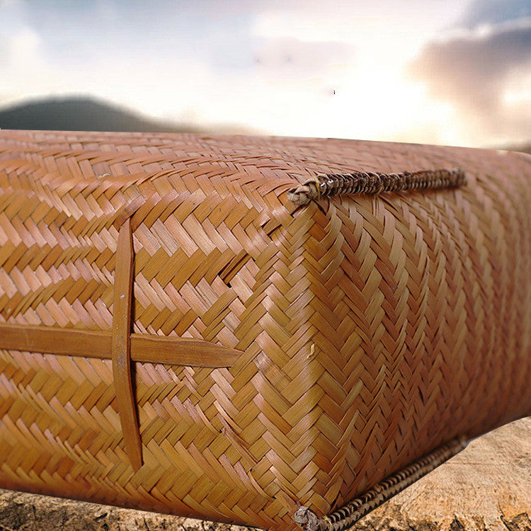 Country Style Ethnic Bamboo Woven Bag