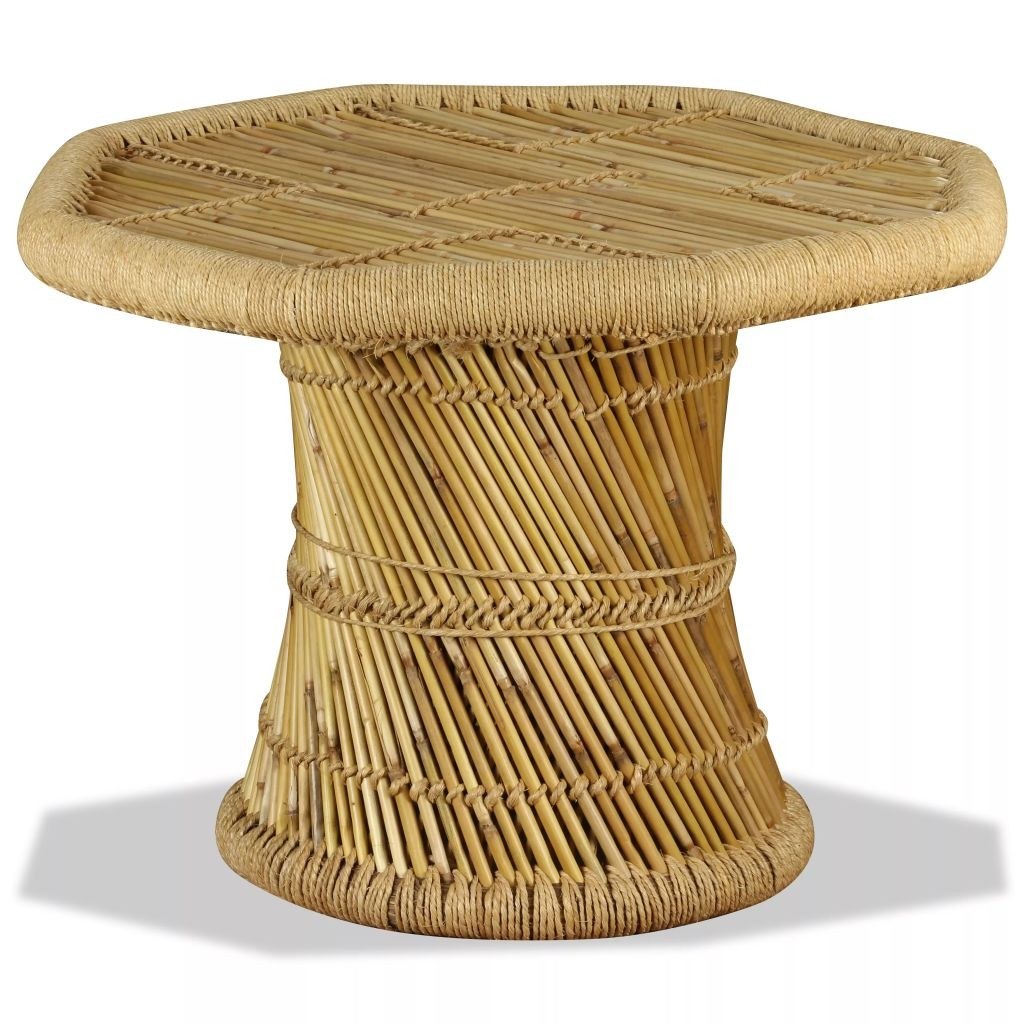 Octagonal coffee table Bamboo 60 x 60 x 45 cm