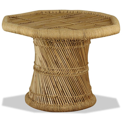 Octagonal coffee table Bamboo 60 x 60 x 45 cm