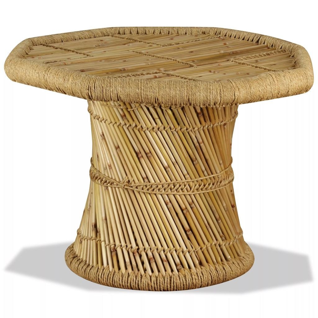 Octagonal coffee table Bamboo 60 x 60 x 45 cm