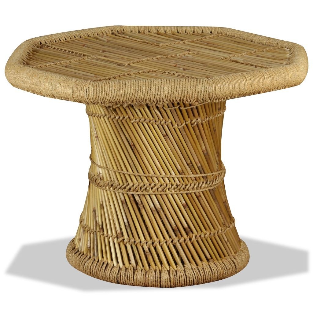 Octagonal coffee table Bamboo 60 x 60 x 45 cm