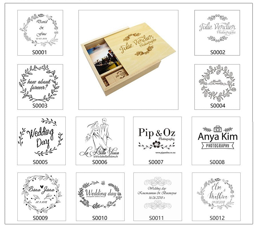 bokkusu™, coffret en bois personnalisable pour photos