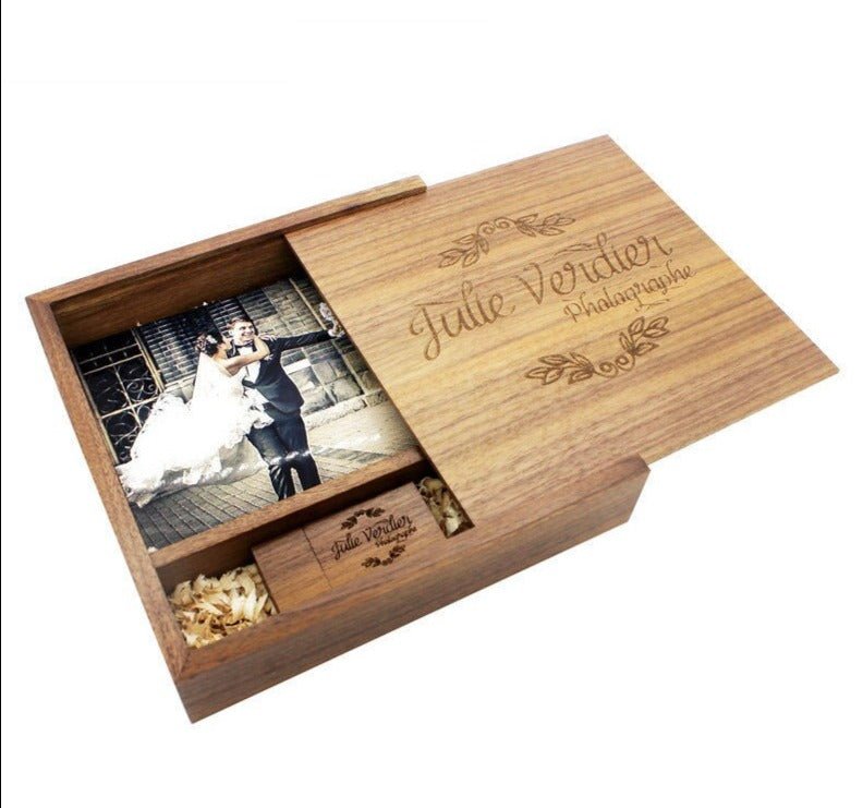 bokkusu™, coffret en bois personnalisable pour photos